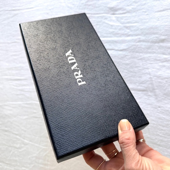 Prada Wallet Saffiano Leather Orange with Box - Picture 7 of 16